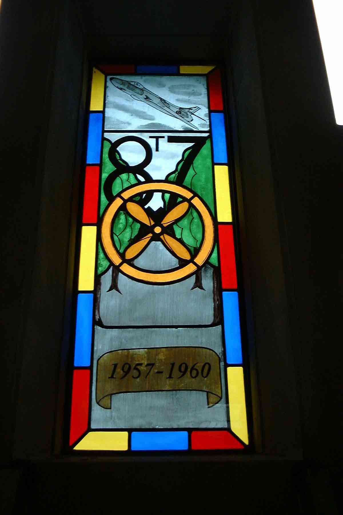 87th Stained Glass Window